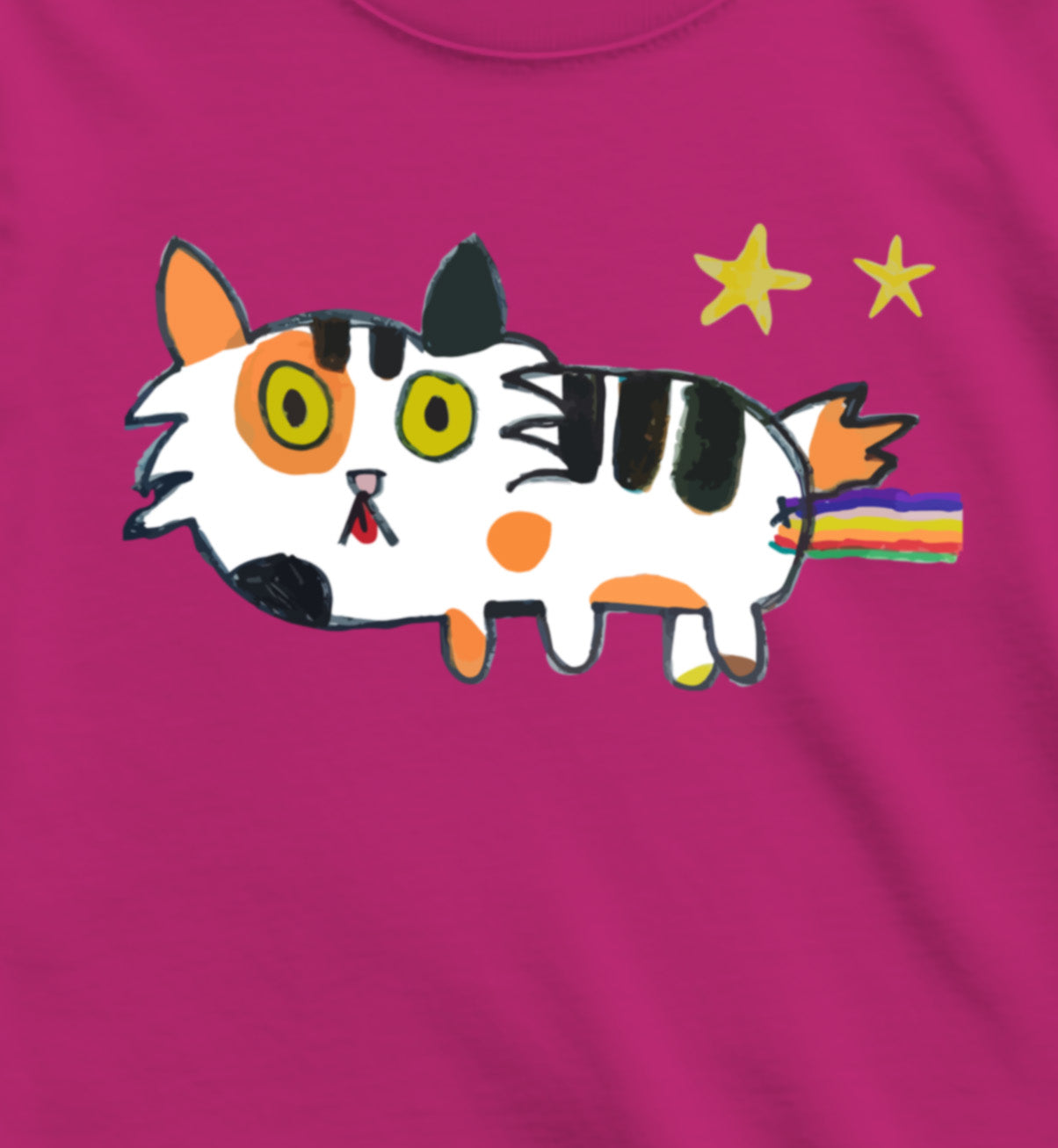 Girls Naya Cat Short-Sleeve Tee