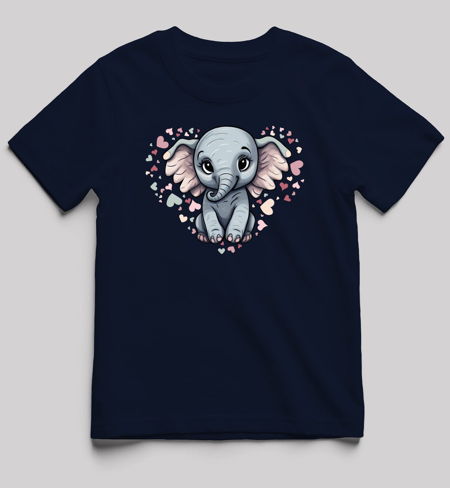 Girls Baby Elephant Lovey Short-Sleeve Tee