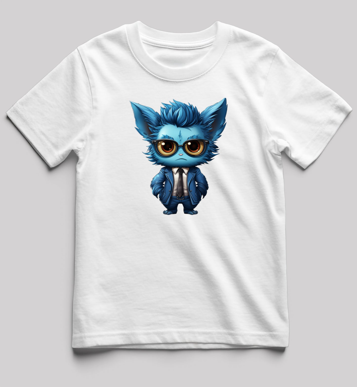 Girls Mr. Furry Business Short-Sleeve Tee