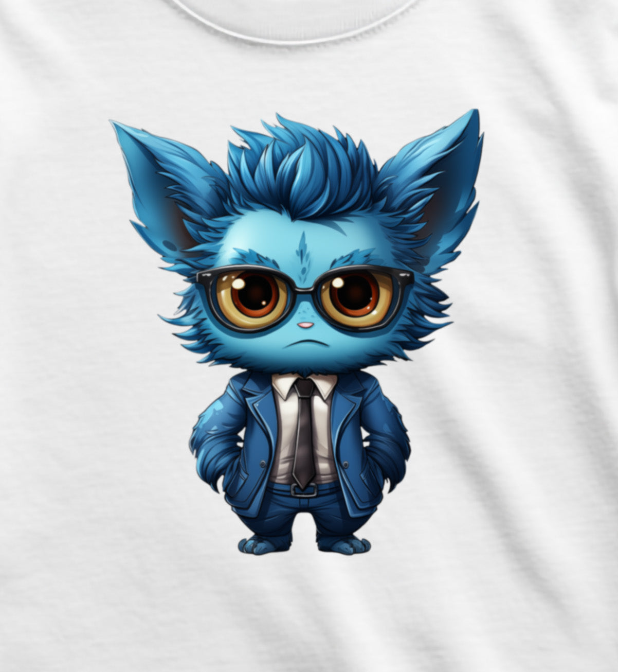 Girls Mr. Furry Business Short-Sleeve Tee