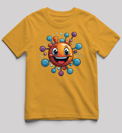 Girls Happy Molecule Short-Sleeve Tee
