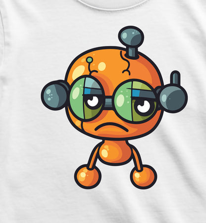 Girls Sad Science Short-Sleeve Tee - White