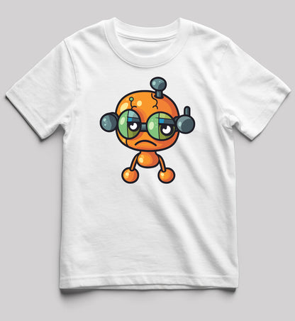 Girls Sad Science Short-Sleeve Tee - White