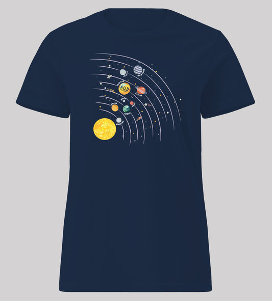 Womens Intergallactic Planetary Short-Sleeve Tee