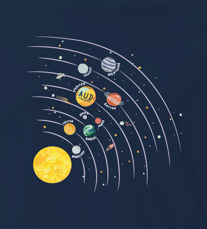 Womens Intergallactic Planetary Short-Sleeve Tee