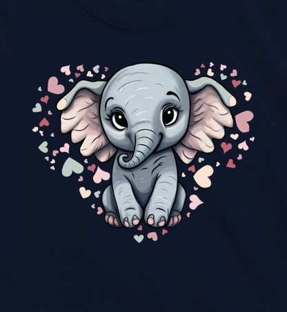 Girls Baby Elephant Lovey Short-Sleeve Tee