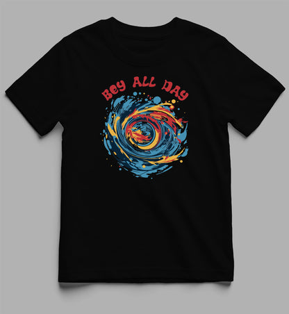Kid's Bey All Day - Beyblade Inspired Tee