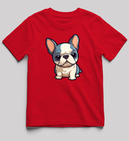 Girls Little Frenchie Short-Sleeve Tee