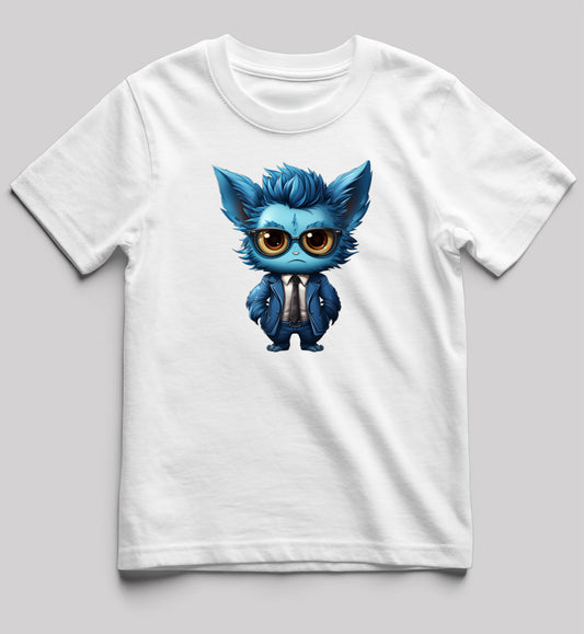 Girls Mr. Furry Business Short-Sleeve Tee