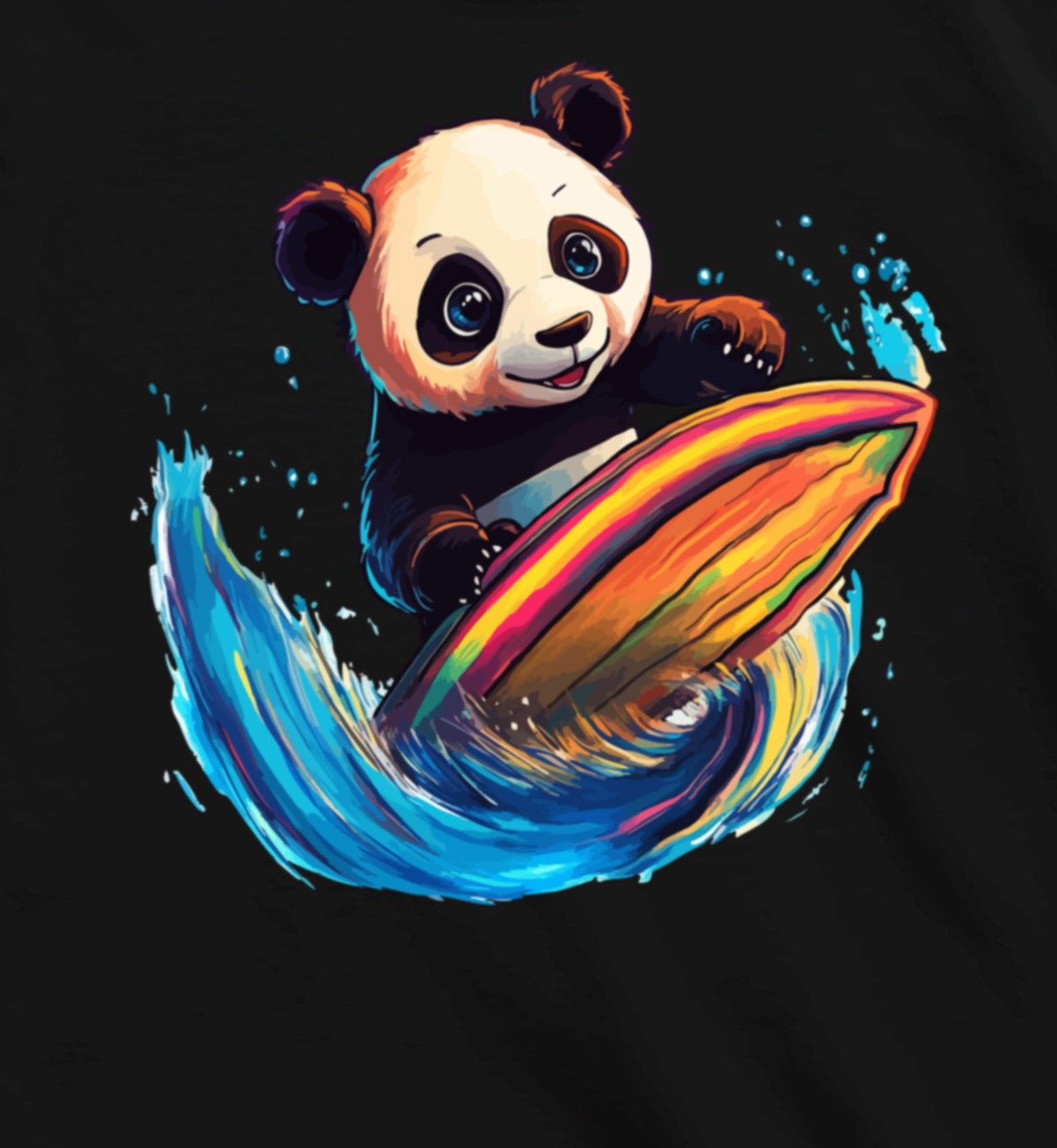 Boys Panda Surfer - The Hoodie