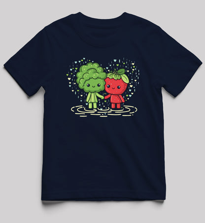 Girls Raining Veggie Love Short-Sleeve Tee